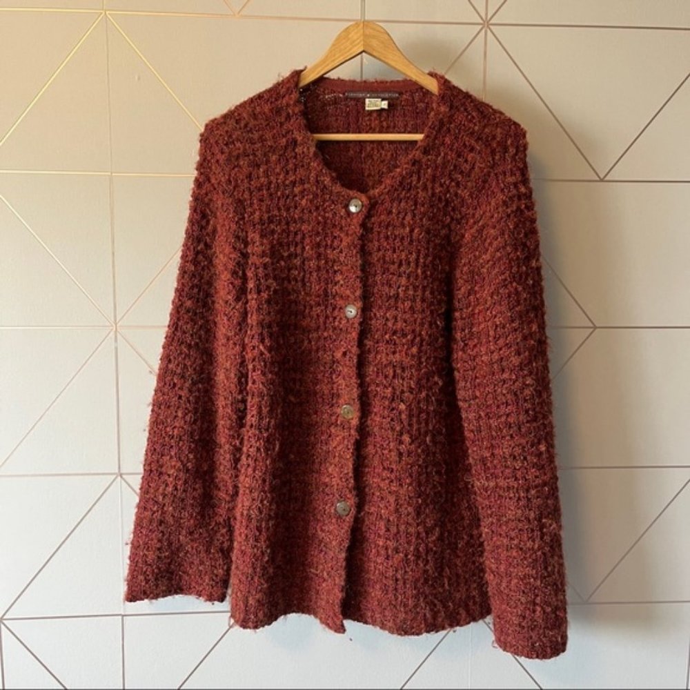 Peruvian Connection Pima Cotton Alpaca Cardigan